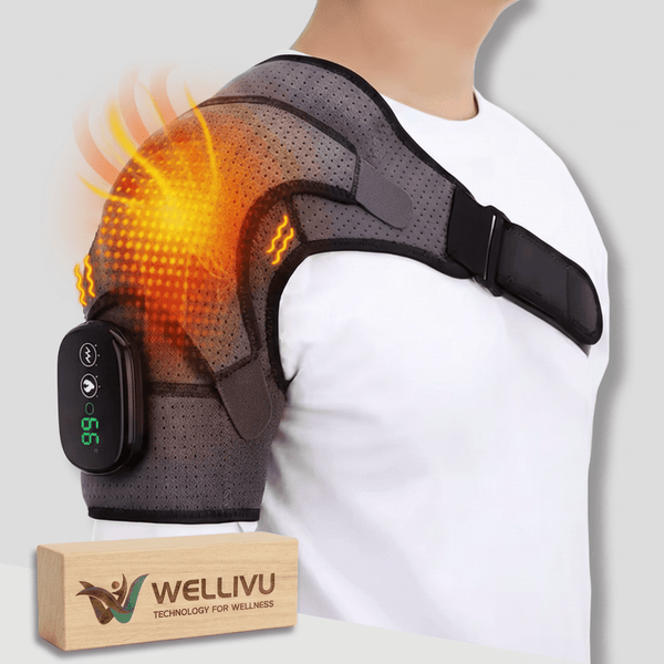 Heated Shoulder Massager with Vibration – Wellivu SoulRelief