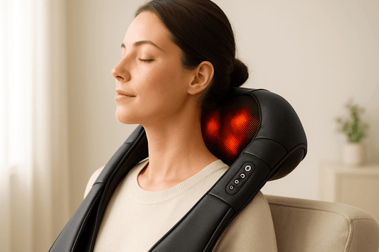 Shiatsu Neck Massager for Neck & Shoulder Pain Relief | Wellivu™ - Wellivu.com