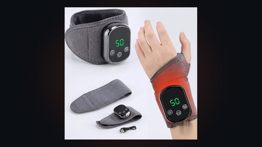Wellivu™ Heated Wrist Massager with Vibration & 5 Heat Levels