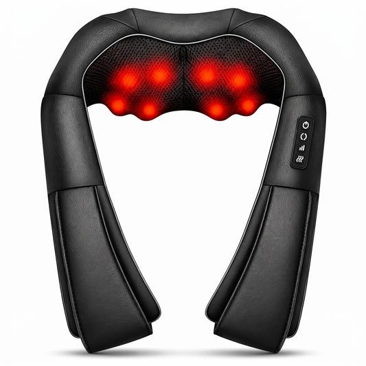 Wellivu™ Cordless Shiatsu Neck & Shoulder Massager with Heat | Wellivu.com