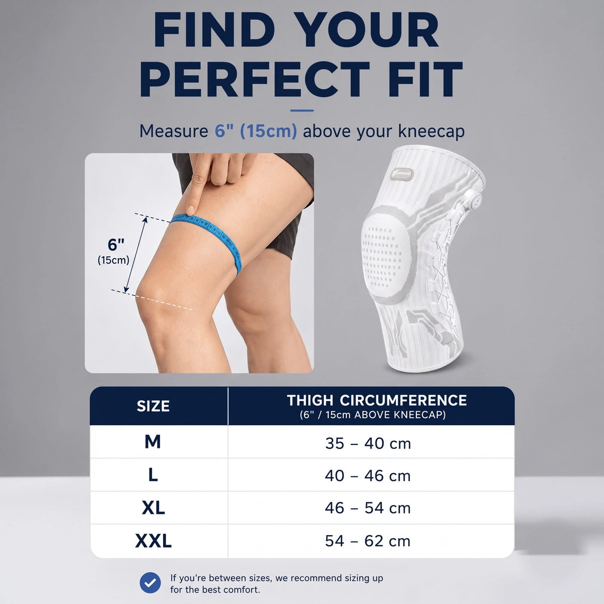 Wellivu™ Knee Compression Brace with Adjustable Dial | Wellivu.com