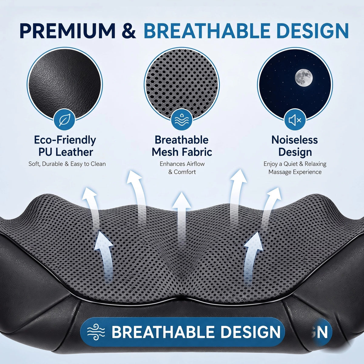 Wellivu™ Cordless Shiatsu Neck & Shoulder Massager with Heat | Wellivu.com
