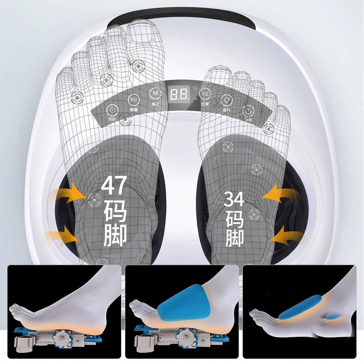 Foot Massager with Heat – Wellivu NerveFreedom 360 | Wellivu.com