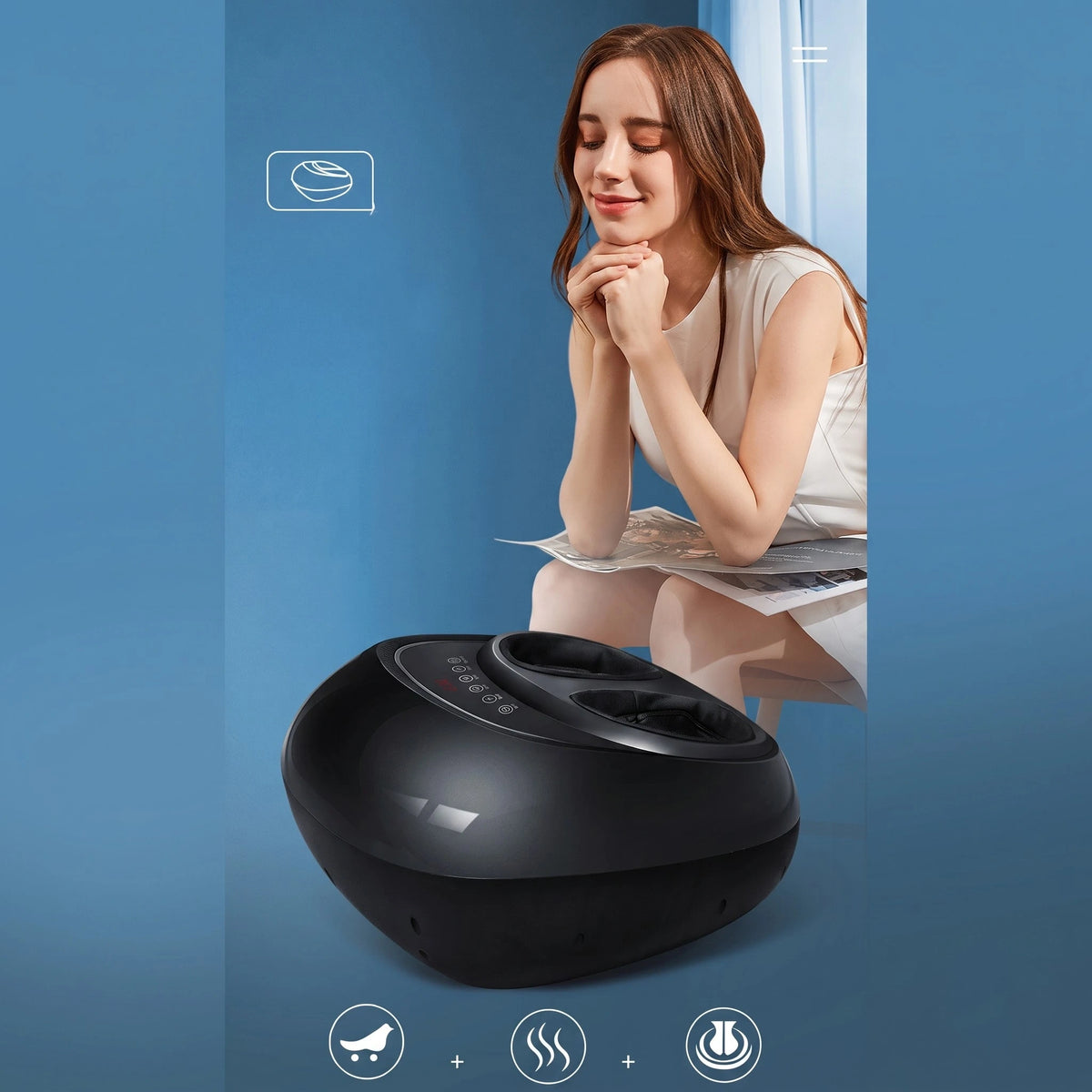 Foot Massager with Heat – Wellivu NerveFreedom 360 | Wellivu.com