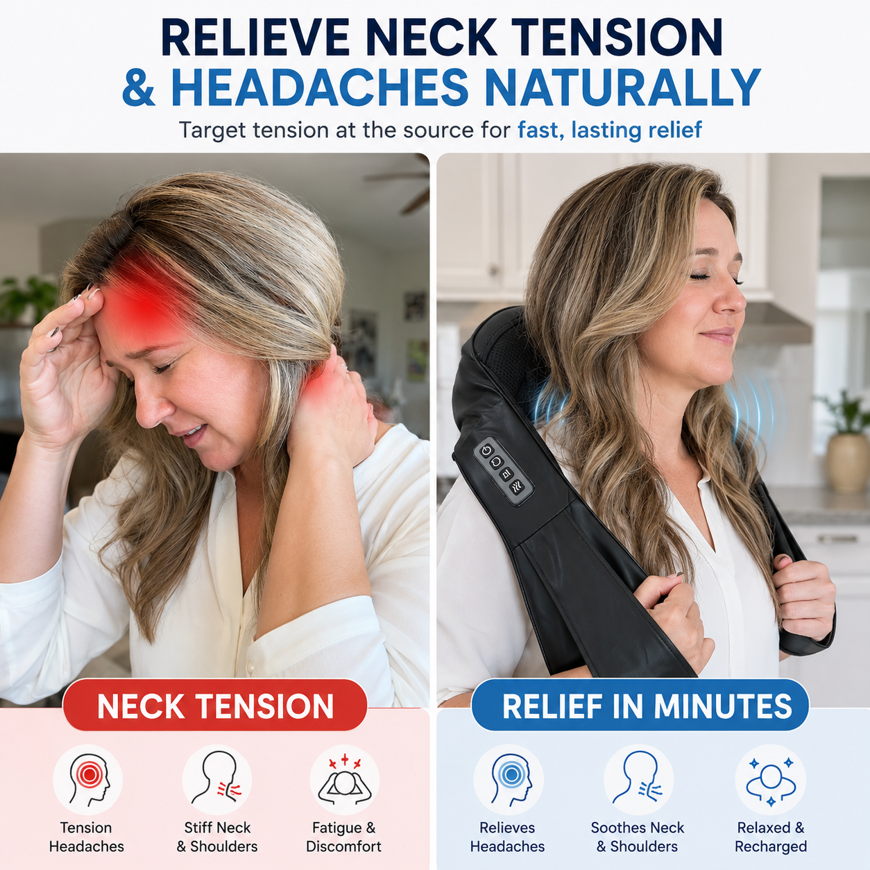 Wellivu™ DeepRelief Neck & Shoulder Massager