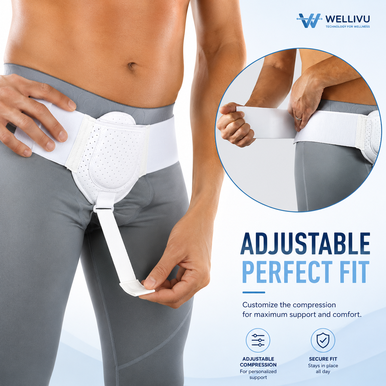 Wellivu™ Inguinal Hernia Support Belt
