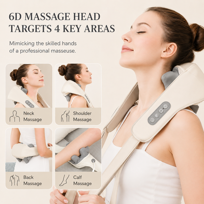 Wellivu™ Cordless Neck & Shoulder Massager With Heat