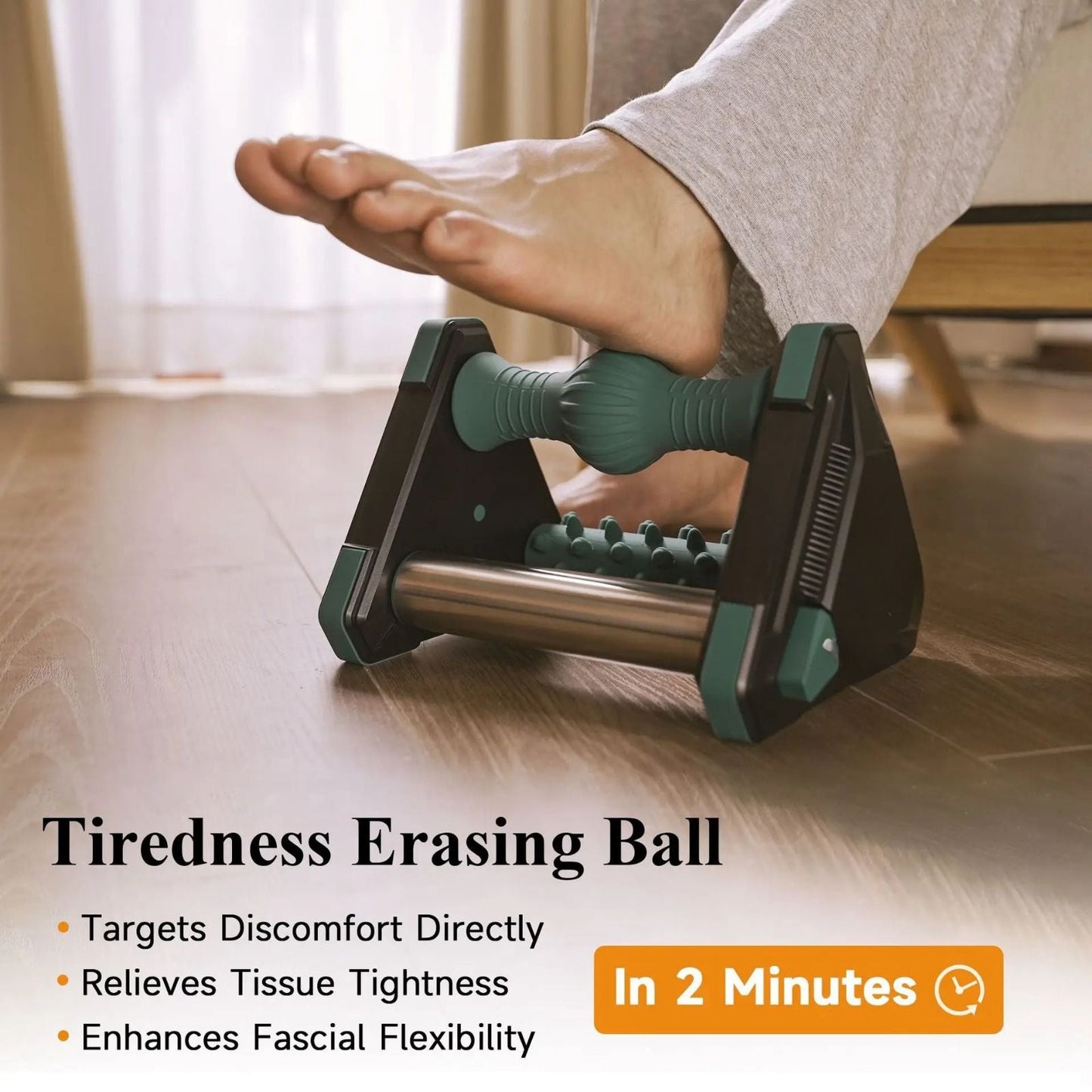 3-in-1 Foot Roller Massager with Ice Therapy – Gentle Cooling Relief