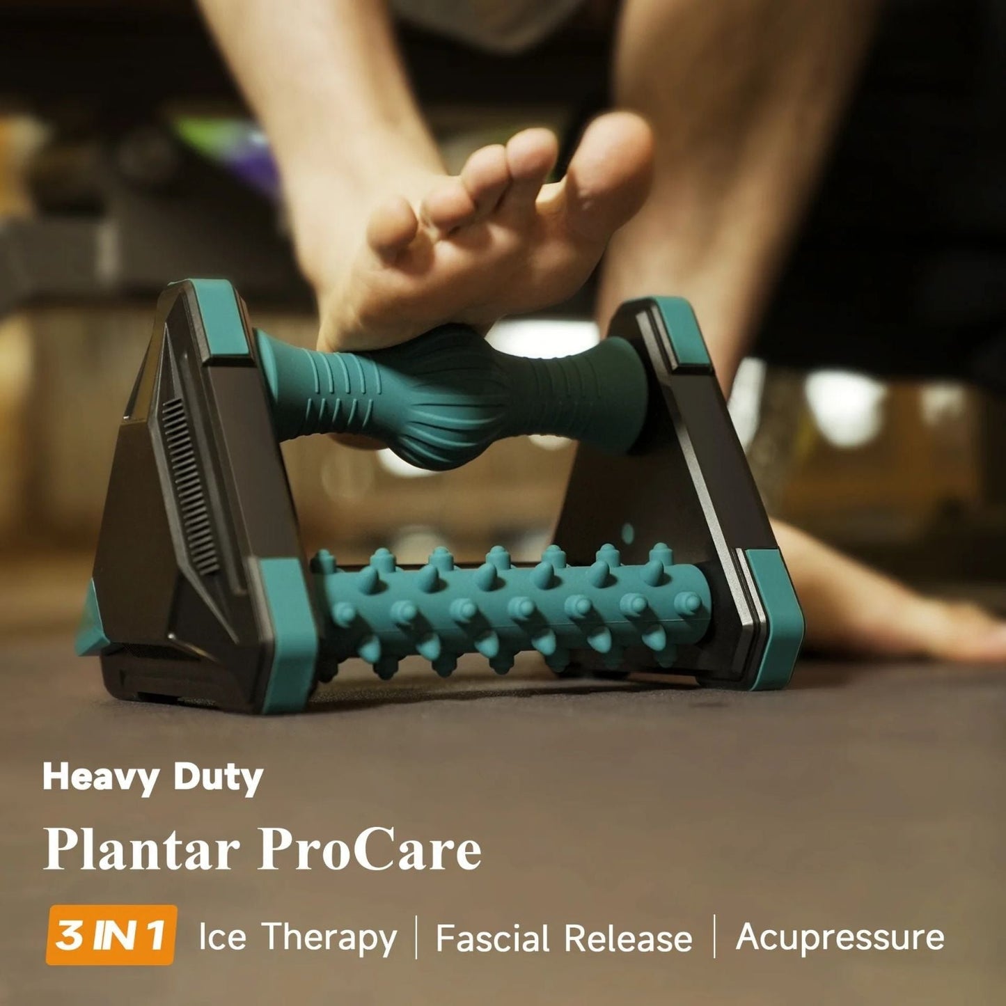 3-in-1 Foot Roller Massager with Ice Therapy – Gentle Cooling Relief