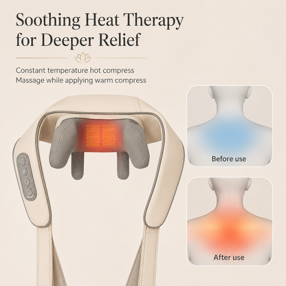 Wellivu™ Cordless Neck & Shoulder Massager With Heat